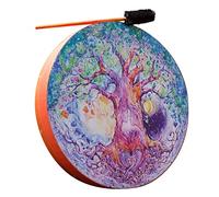 10 tambores marco | Tambor chamánico árbol amor | Tambores mano 10 pulgadas, tambor marco para mujeres y hombres, regalo para los amantes la música