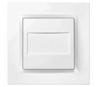 10 Tapa ciega (Blanco, Plástico, IP20, Colocar)