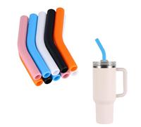 10 Tapas Codo Silicona De 8mm, Pajitas 8mm Puntas Repuesto Pajita Boquilla Pajitas Goma Stanley Cup