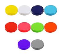 10 tapas de plástico para botellas térmicas de colores, redondas, normales, de 70 mm, con apertura normal, tapas de fermentación para tarros de conservas, duraderas