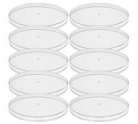 10 tapas de plástico para tarros RR80 de 88 mm