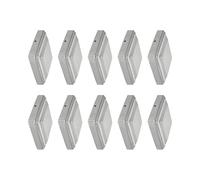 10 tapas de postes de 6 x 6 cm, Aartner para postes de valla, tapas para postes de madera, tapa protectora resistente a la intemperie, tapas para postes de postes (6 cm x 6 cm)