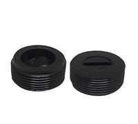 10 tapas de soporte de cepillo de carbono OD de 16 mm de grosor de 8 mm de grosor, cubierta de cepillo de motor de plástico negro, para lijadora de banda Makita 9403