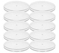 10 tapas herméticas de plástico para tarros de cristal con boca RR60/6 cm