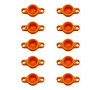 10 tapones de sellado de pegamento para vidrio, cubierta de tubo de calafateo antisecado, sellador universal, herramienta de decoración portátil, protector universal