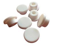 10 tapones de silicona blancos for juntas de orificios, tapas de cierre huecas, tipo T, a prueba de polvo, insertos de tubería de 6,8-51,3 mm(14mm-White)