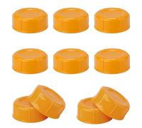 10 Tapones Estrechos para Dr Brown y Medela Biberones, Sin BPA para Viajes y Almacenamiento con Junta de Sellado para Ameda Accesorio para Biberones (Naranja)