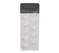 10 tapones para los oídos con mayor transparencia, dos capas, cerrados, cómodos, antiestáticos, domos de ayuda acústica (6 mm)