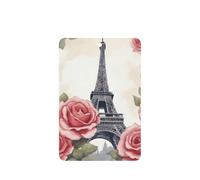 10 tarjetas ambientadoras con diseño de rosas de la Torre Eiffel, para colgar en el coche, para uso en coche