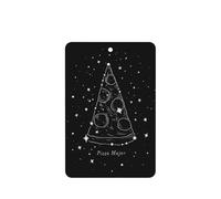 10 tarjetas ambientadoras de coche con impresión de constelación de pizza, para hojas colgantes perfumadas para baño, con cuerda