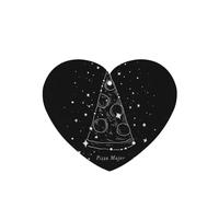 10 tarjetas ambientadoras de coche con impresión de constelación de pizza, para hojas colgantes perfumadas para baño, con cuerda