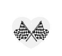 10 tarjetas ambientadoras para coche, con diseño de banderas a cuadros, para colgar hojas perfumadas para baño, con cuerda