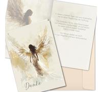 10 tarjetas de agradecimiento con texto interior y sobres en color beige, tarjetas de agradecimiento, tarjetas de agradecimiento, tarjetas de agradecimiento, tarjetas de condolencia, funeral