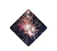 10 tarjetas de ambientador con diseño de explosión de fuegos artificiales, para coche, para colgar en el coche, hojas aromáticas para uso en coche