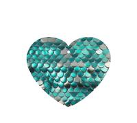 10 tarjetas de ambientador de sirena con estampado de escamas para coche, hojas aromáticas para uso en coche