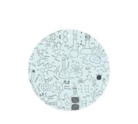 10 tarjetas de ambientadores de coche con impresión de química, para hojas colgantes perfumadas para baño, con cuerda