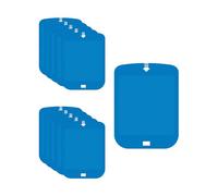 10 Tarjetas de Pegamento de Repuesto para Trampa de luz de Insectos voladores Raid Essentials, Cartuchos de Repuesto compatibles con Trampa de luz Azul para Interiores, Trampa de luz Azul para Moscas