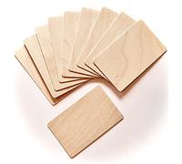 10 tarjetas de visita, de madera, en blanco, 86x54x0.76 mm, chapa de madera auténtica, tarjetas para nombres, etiquetas de precios, carteles de reserva, para bodas, cumpleaños, fiestas, gastronomía