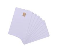 10 tarjetas IC prácticas blancas 4442 adecuadas para imprimir y codificar con tarjeta de membresía de alta seguridad