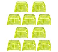 10 teclas transparentes para teclado mecánico, de policarbonato grueso, no impreso, XDA