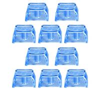 10 teclas transparentes retroiluminadas para teclado mecánico de PC, 1,7 mm de grosor