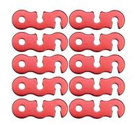 10 tensores de cuerda para tienda de campaña, para mochileros, estacas, tensores de línea tensora, cable de tienda de campaña, equipo de camping