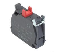 10 terminales de abrazadera de tornillo de bloque de contacto único ZBE101 ZBE102 hechos de aleación de plata, adecuados para sistemas eléctricos (ZBE-102)