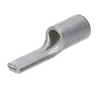 10 terminales de cable Kalitec de 50 mm² sin aislar de cobre laminado, soldado y estañado, terminales de cable en forma de pasador para cable de batería, tipo de mandril, diámetro interior plano, 10