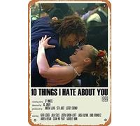 10 Things I Hate About You Alternative Póster de metal retro decorativo para el hogar, letrero vintage de hojalata de 30,5 x 20,3 cm