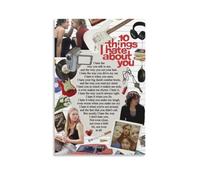 10 Things I Hate About You - Póster estético de pared para sala de estar, dormitorio, pintura decorativa, 20 x 30 cm, estilo sin marco