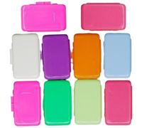 10 tiras de cera para ortodoncia con sabor a frutas con estuche de almacenamiento para alineadores, usuarios de aparatos ortopédicos, soportes, tirantes invisibles, estilo aleatorio