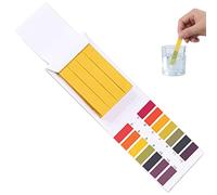 10 tiras de papel tornasol 1-14 para prueba de ácido, kit de prueba de líquidos para jabón húmedo, jugo de limón, leche, detergente líquido, tierra húmeda, saliva y sudor.