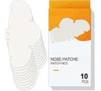10 tiras hidrocoloides para poros nasales que absorben la grasa y la suciedad durante el sueño. Parches para granos nasales que ayudan a prevenir futuros brotes y una piel más limpia (10 unidades)