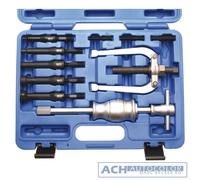 10-tlg. Agujero Ciego Pedalier Extractor Conjunto Con Inercia, Espina, Adapter #