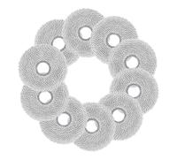 10 Toallitas para ECOVACS DEEBOT T50 Pro Omni/Gen2/Gen3,T50 Max Pro,T50 Omni,T30C Omni/Gen2,T30C Pro/Gen2,T30 Pro Omni,T30 Omni,T30S PRO/Combo Aspiradora,Microfibra Mejorada y Reutilizable