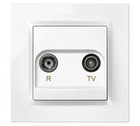 10 Toma TV Intermedia (Blanco, Colocar)