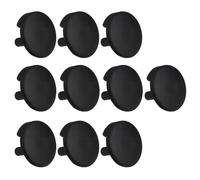 10 topes de goma para freidora de aire Ninja Dz201 Dz090 Dz100 Dz401 Dz550 DualZone bandeja protectora para patas de repuesto para parrilla de grado alimenticio, color negro redondo