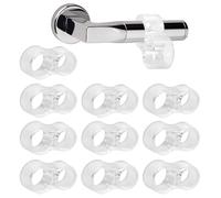 10 topes de puerta transparentes, para habitación de los niños, dormitorio, oficina