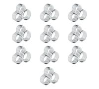 10 topes de puerta transparentes para reducción de ruido sin taladro, protectores de pared adhesivos para uso en casa y oficina, tapones de puerta extraíbles