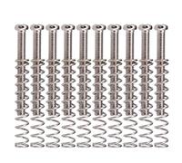 10 tornillos de altura para pastilla Humbucker de guitarra con resortes, tornillos de pastilla de doble bobina, piezas eléctricas, tornillos de pastilla Humbucker con resortes, accesorios para