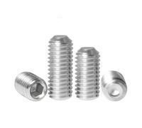 10 tornillos de fijación hexagonales con punta cónica de acero inoxidable M2 M3 M4 M5 M6 M8 M10 sin cabeza DIN916(16mm x10pcs,M14)