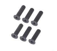 10 tornillos de fijación M5 x 30 mm, rosca izquierda para portabrocas, adaptador UNF 1/2 pulgadas y 3/8 pulgadas, metal negro, tornillo de repuesto para fijación de mandriles en taller y bricolaje