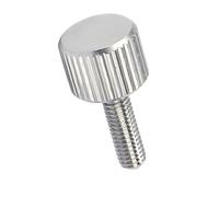 10 tornillos de mariposa de acero inoxidable 304 M2-M3, de tipo plan0 y moleteado, for aplicaciones eléctricas.(M2.5x12mm)