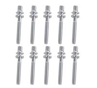 10 tornillos de percusión de metal, tornillos de reparación de tambor, textura de metal para mejorar tu configuración de percusión
