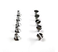 10 tornillos de placa de aguja para máquina de coser Juki Mo-2500 2504 2514 Overlock