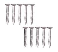 10 tornillos envolventes de acero inoxidable para marco de pastilla de guitarra eléctrica, tornillo de fijación para guitarra, anillos humbucker, tornillos de montaje