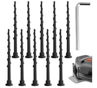 10 tornillos para estación de carga para cortacésped compatibles, apto para Husqvarna Automower 105 305 308, longitud 13,7 cm, instalación estable y sencilla