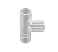 10 tubos acrílicos gruesos de 16 mm de diámetro, accesorios for tubos: codos de 45° y 90°, tes rectas, tapones y conectores transparentes.(52mm*16mm)