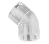 10 tubos acrílicos gruesos de 16 mm de diámetro, accesorios for tubos: codos de 45° y 90°, tes rectas, tapones y conectores transparentes.(40mm*16mm)