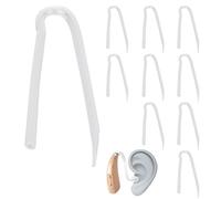 10 tubos para audífonos, PVC suave y flexible BTE, tubo para audífonos, repuesto de tubo para audífonos, accesorio para audífonos para personas mayores, 3,3 x 2,0 mm
